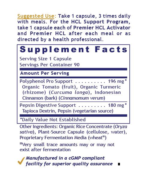 Premier Research Labs, Premier HCL Activator, 90 Plant-Source Capsules