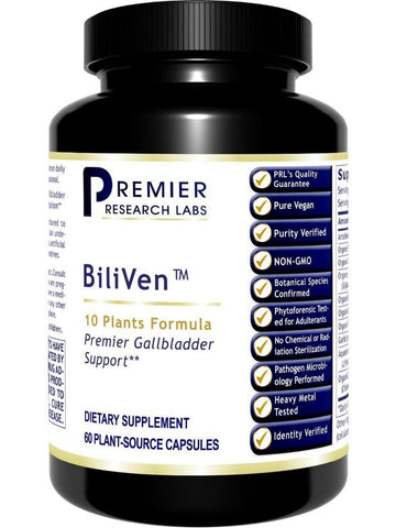 Premier Research Labs, BiliVen, 60 Plant-Source Capsules