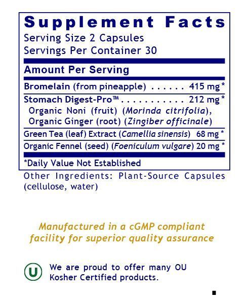 Premier Research Labs, GastroVen, 60 Plant-Source Capsules