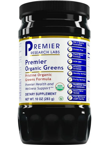 Premier Research Labs, Premier Organic Greens, 10 oz