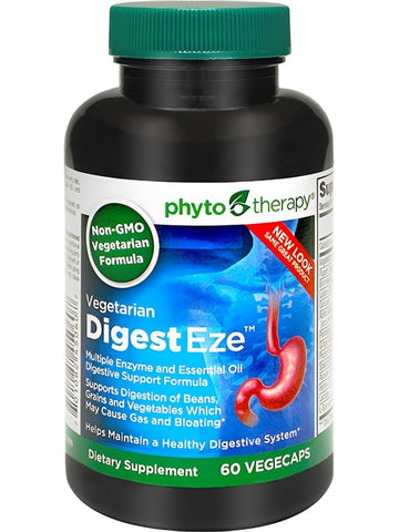 Phyto Therapy, Vegetarian Digest Eze, 60 VegeCaps