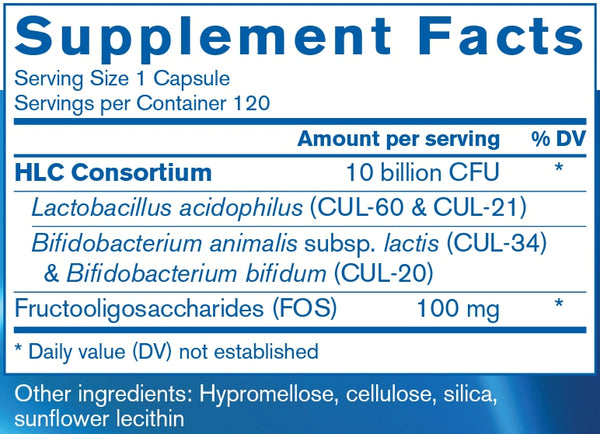 Pharmax, HLC High Potency Capsules, 120 Vegetable Capsules