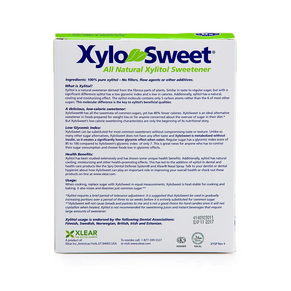 Xlear, XyloSweet with 100% Xylitol, 100 Individual Packets