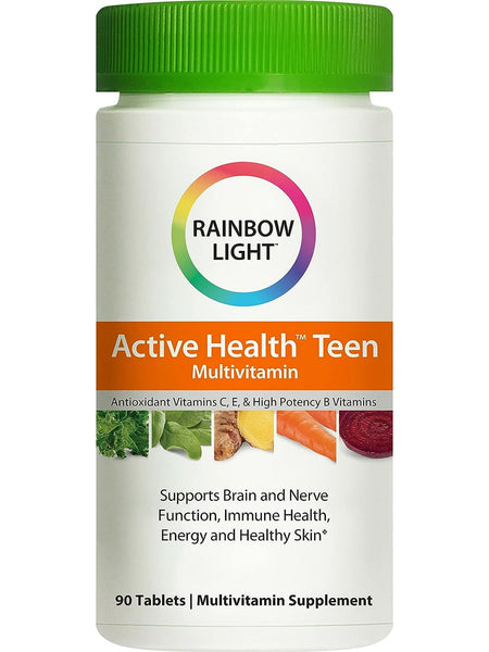 Rainbow Light, Active Health Teen Multivitamin, 90 Tablets