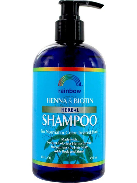 Rainbow Research, Henna & Biotin Herbal Shampoo, 12 fl oz