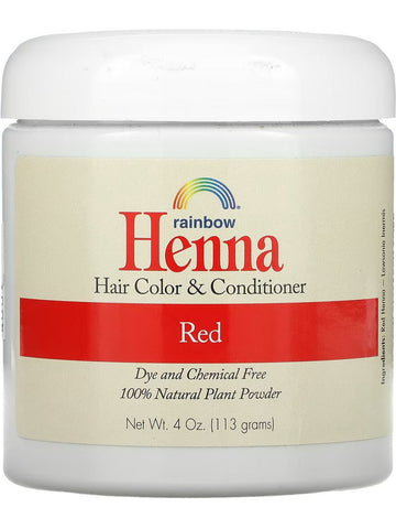 Rainbow Research, Henna, Red, 4 oz