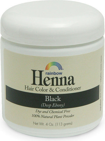 Rainbow Research, Henna, Black (Deep Ebony), 4 oz