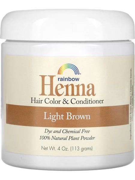 Rainbow Research, Henna, Light Brown, 4 oz