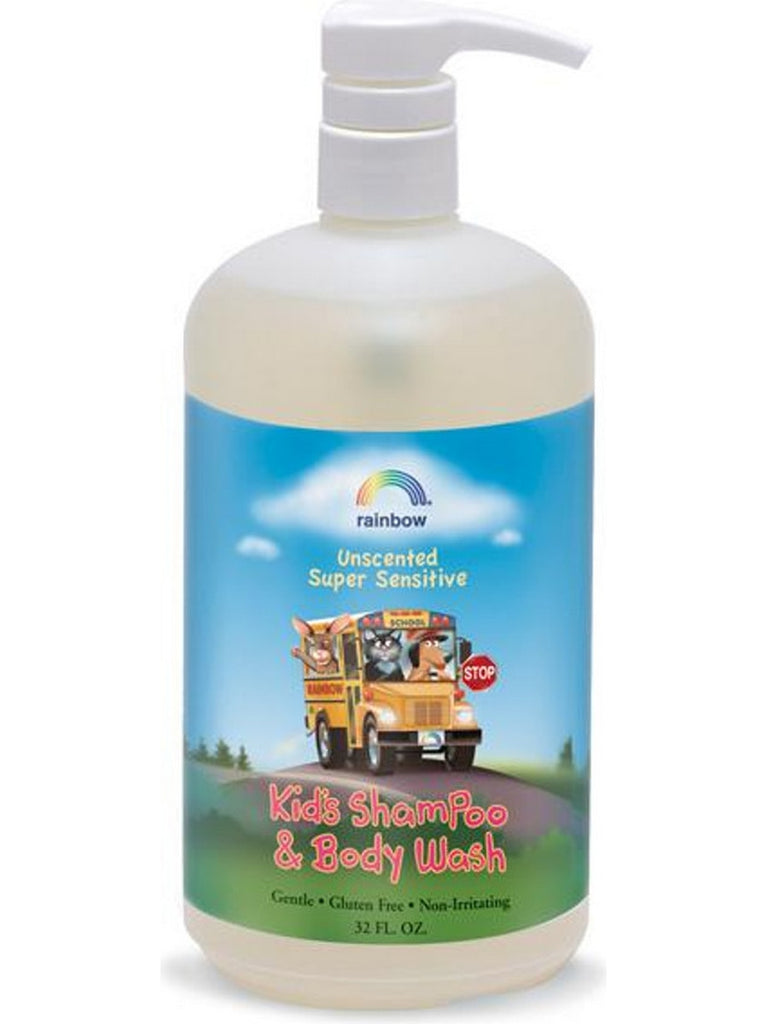 Rainbow Research, Kids Shampoo & Body Wash, Unscented, 32 fl oz