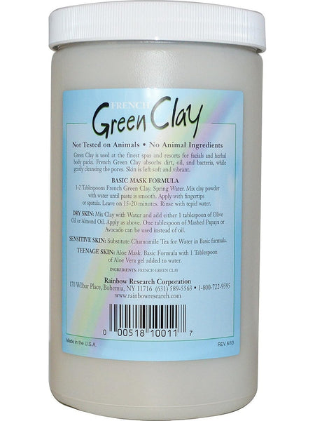 Rainbow Research, French Green Clay Powder, 32 oz