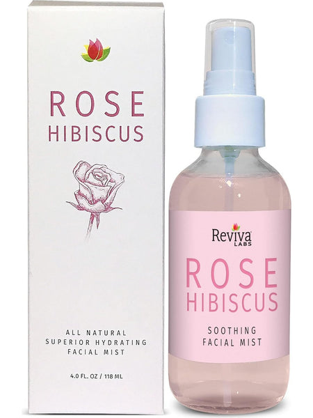 Reviva Labs, Rose Hibiscus Facial Mist, 4 fl oz