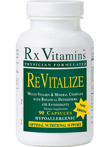 Rx Vitamins, ReVitalize, No Iron, 90 Capsules