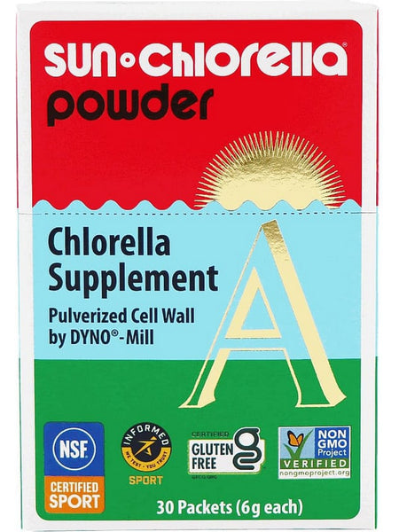 Sun Chlorella, Sun Chlorella Powder, 30 Packets