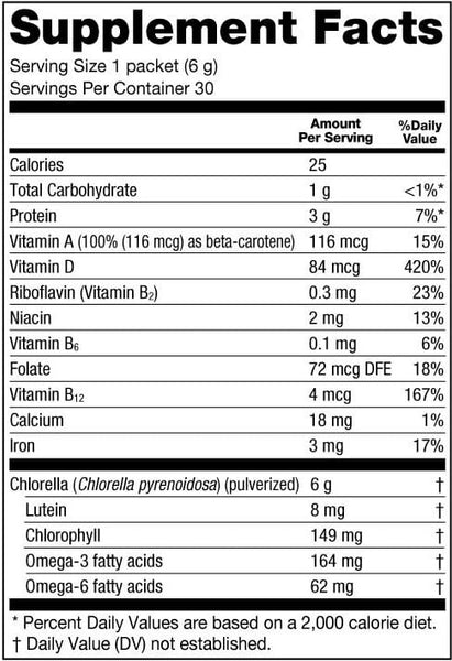 Sun Chlorella, Sun Chlorella Powder, 30 Packets