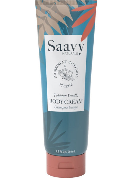 Saavy Naturals, Body Cream, Tahitian Vanilla, 8.5 fl oz