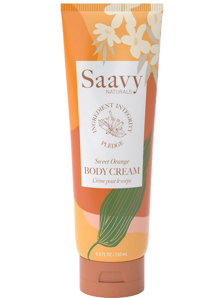 Saavy Naturals, Body Cream, Sweet Orange, 8.5 fl oz