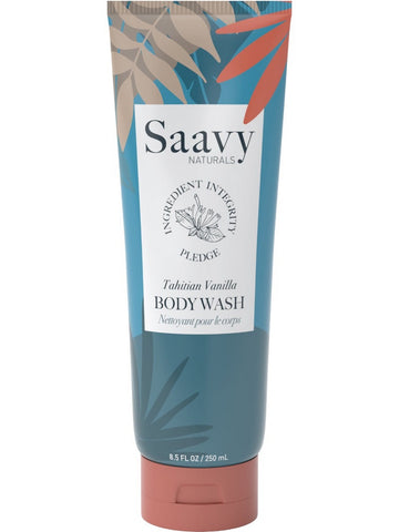 Saavy Naturals, Body Wash, Tahitian Vanilla, 8.5 fl oz