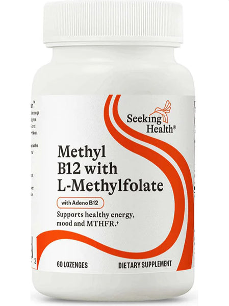 Seeking Health, Methyl B12 with L-Methylfolate, 60 lozenges (formerly Active B12 with L-5-MTHF)