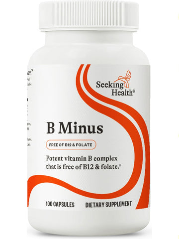 Seeking Health, B-Minus B12 and Folate Free, 100 vegetarian capsules