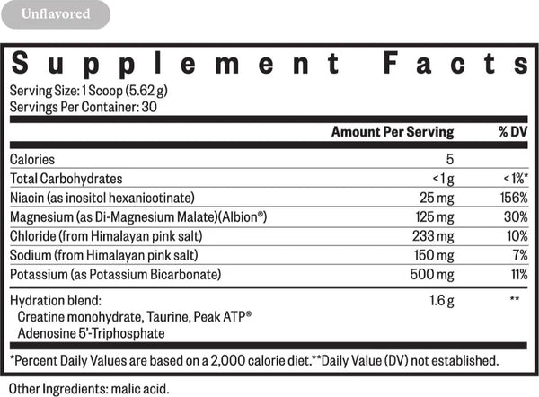 Seeking Health, Optimal Electrolyte, Unflavored, 168 g