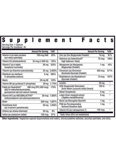 Seeking Health, Multivitamin One, 45 vegetarian capsules