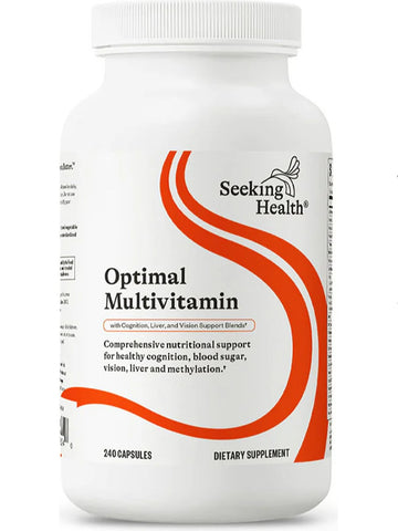 Seeking Health, Optimal Multivitamin (Formerly Multivitamin Plus), 240 vegetarian capsules