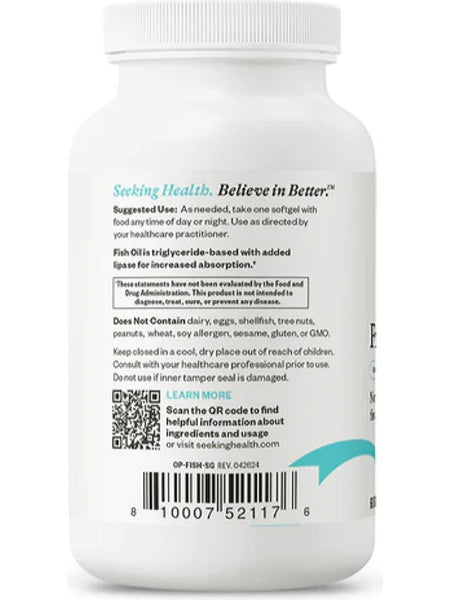 Seeking Health, Fish Oil, 60 softgels