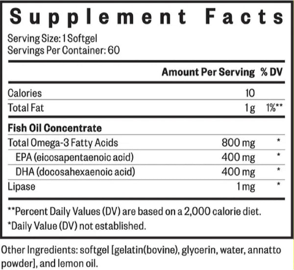 Seeking Health, Fish Oil, 60 softgels