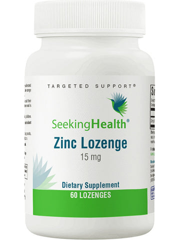 Seeking Health, Zinc Lozenge 15 mg, 60 lozenges