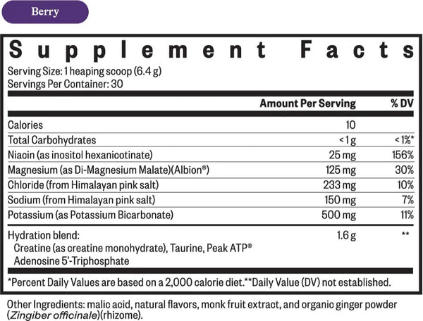 Seeking Health, Optimal Electrolyte, Berry, 192 g