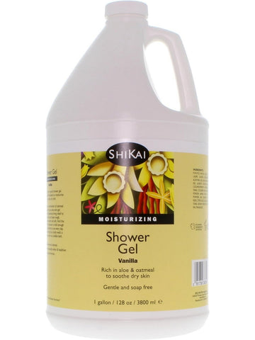 ShiKai, Moisturizing Shower Gel, Vanilla, 1 gallon