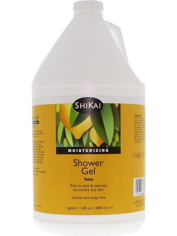 ShiKai, Moisturizing Shower Gel, Yuzu, 1 gallon