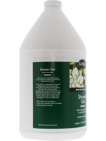 ShiKai, Moisturizing Shower Gel, Gardenia, 1 gallon