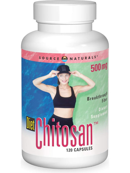 Source Naturals, Diet Chitosan, 500mg, 120 ct