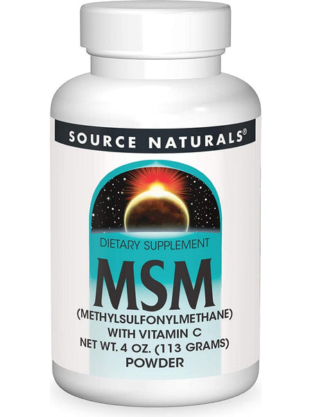 Source Naturals, MSM with Vitamin C (Methylsulfonylmethane) Powder, 4 oz