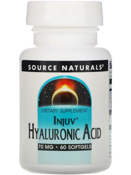 Source Naturals, Hyaluronic Acid, Injuv® 70 mg, 60 softgels