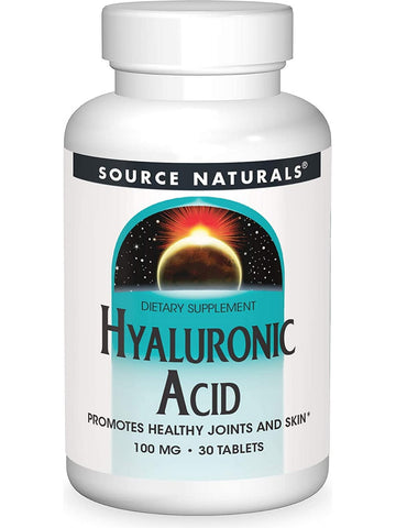 Source Naturals, Hyaluronic Acid 100 mg, 30 tablets