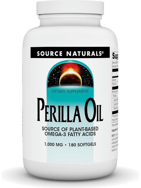 Source Naturals, Perilla Oil, 1000mg, 180 softgels