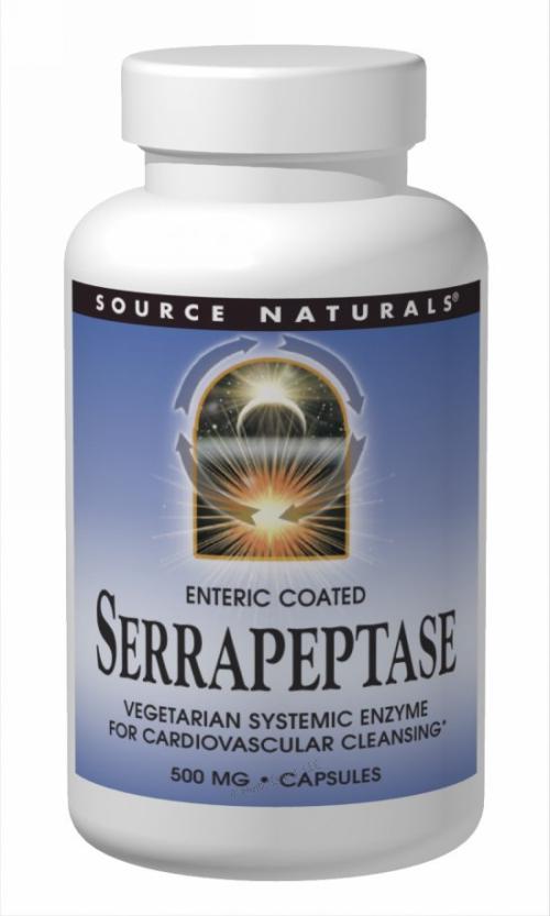 Source Naturals, Serrapeptase Vegetarian, 120 ct