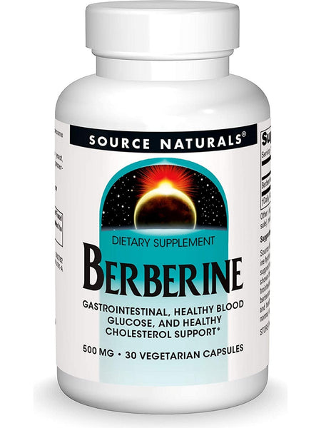 Source Naturals, Berberine 500 mg, 30 vegetarian capsules