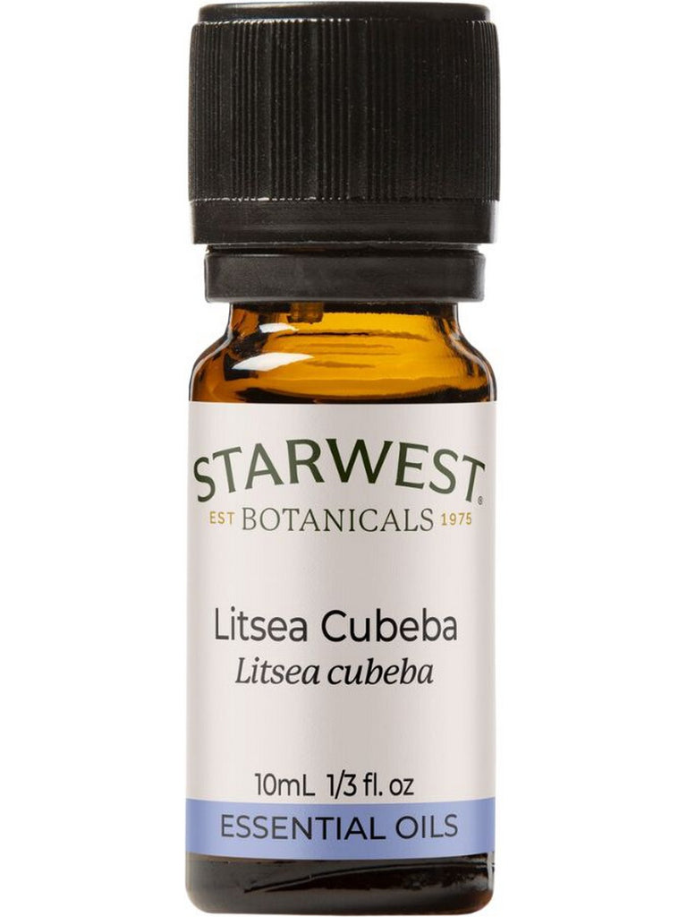 Starwest Botanicals, Litsea Cubeba Essential Oil, 1/3 fl oz
