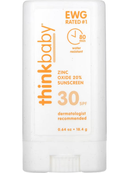 Think, Thinkbaby Zinc Oxide 20% Sunscreen SPF 30, 0.64 oz