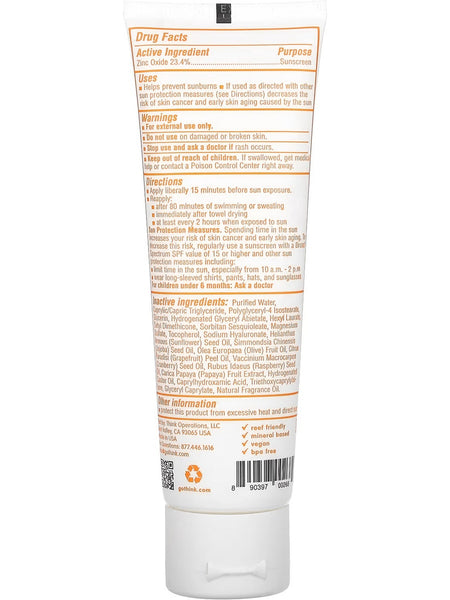 Think, Thinkbaby Zinc Oxide 23.4% Sunscreen SPF 50, 3 fl oz