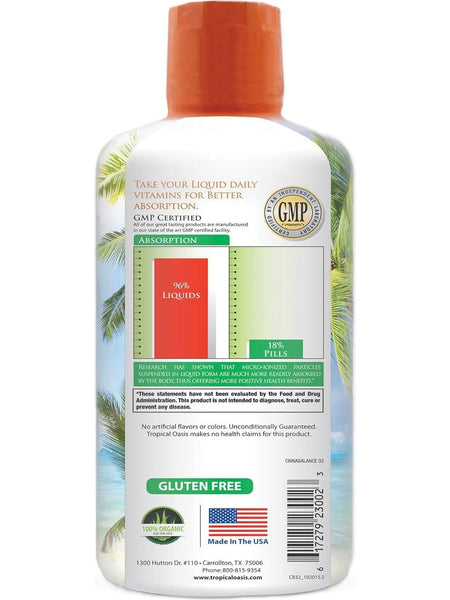 Tropical Oasis, Premium Cinnabalance, 32 fl oz