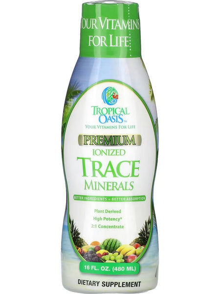 Tropical Oasis, Premium Ionized Trace Minerals, 16 fl oz