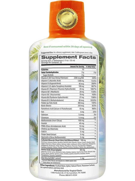 Tropical Oasis, Mega Premium Multi-Vitamin, 32 fl oz