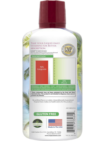 Tropical Oasis, Joint Complete Premium, 32 fl oz