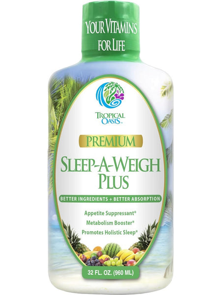 Tropical Oasis, Premium Sleep-A-Weigh Plus, 32 fl oz