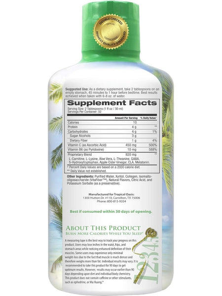 Tropical Oasis, Premium Sleep-A-Weigh Plus, 32 fl oz