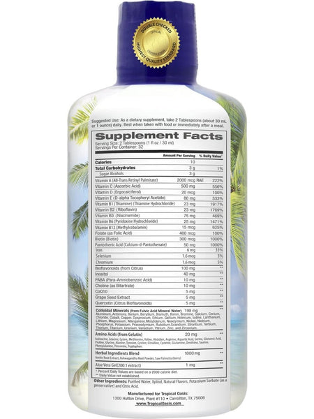 Tropical Oasis, Men's Mega Premium Multi-Vitamin, 32 fl oz